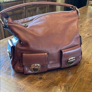 MARC JACOBS Brown Multi Pocket Bag Hobo